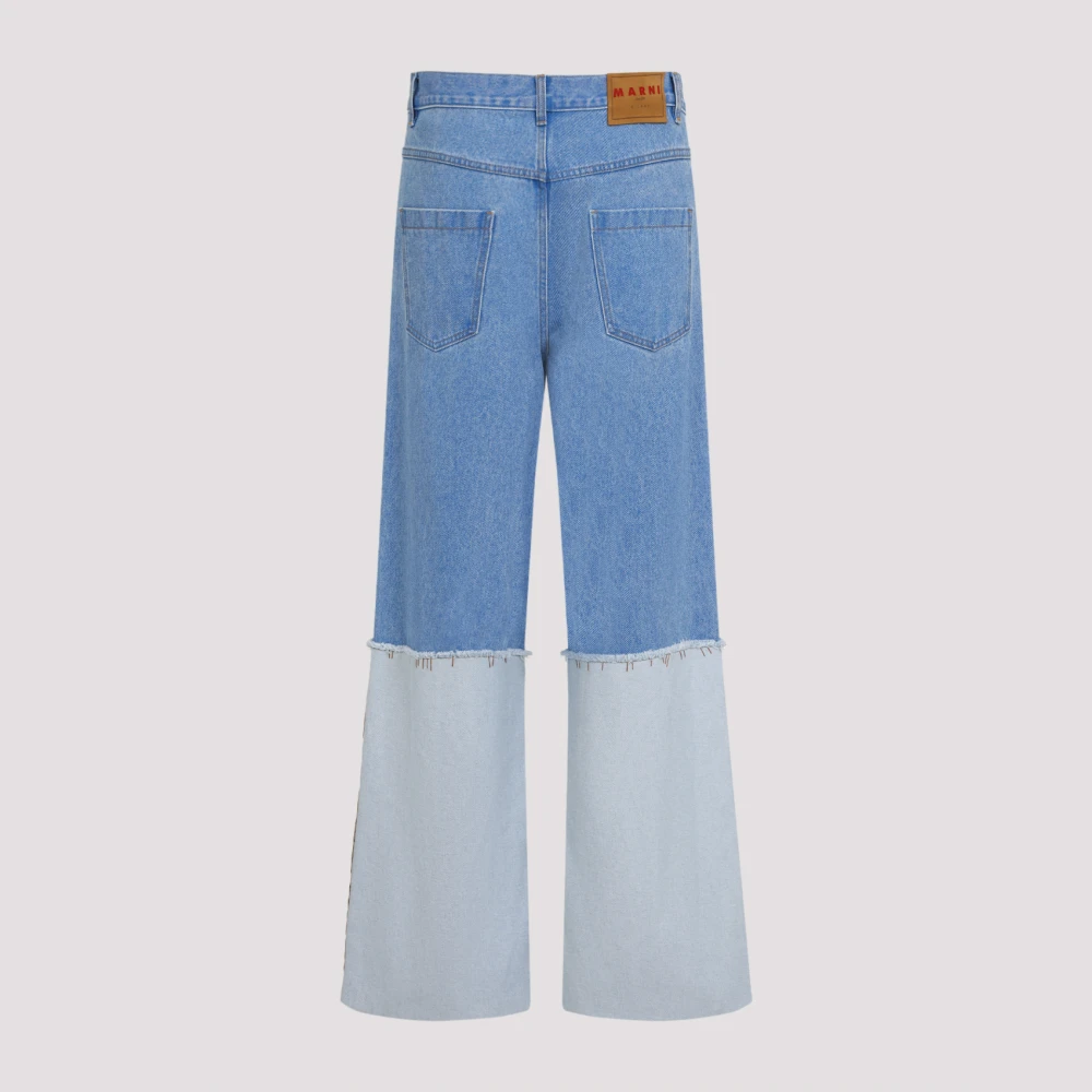 Marni Kobalt Stijlvolle Broek Blue Heren