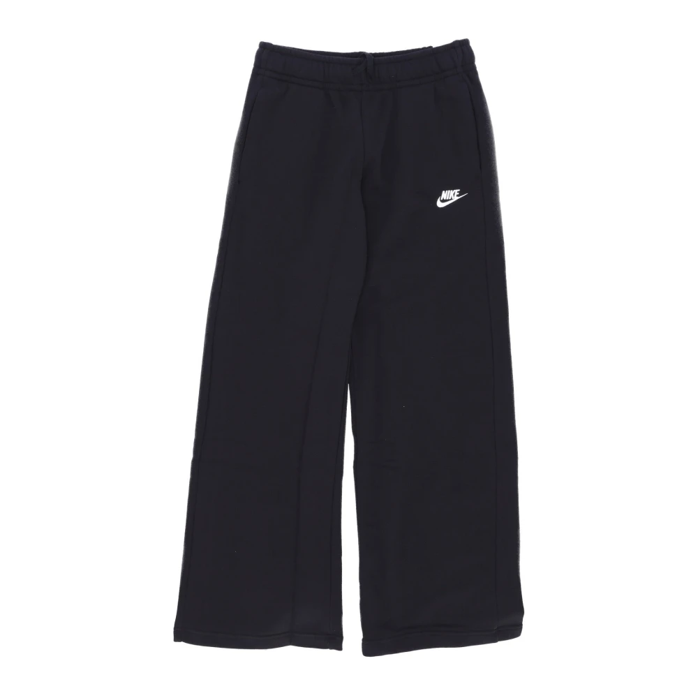 Nike Casual Wide-leg Fleece Tracksuit Byxor Black, Dam