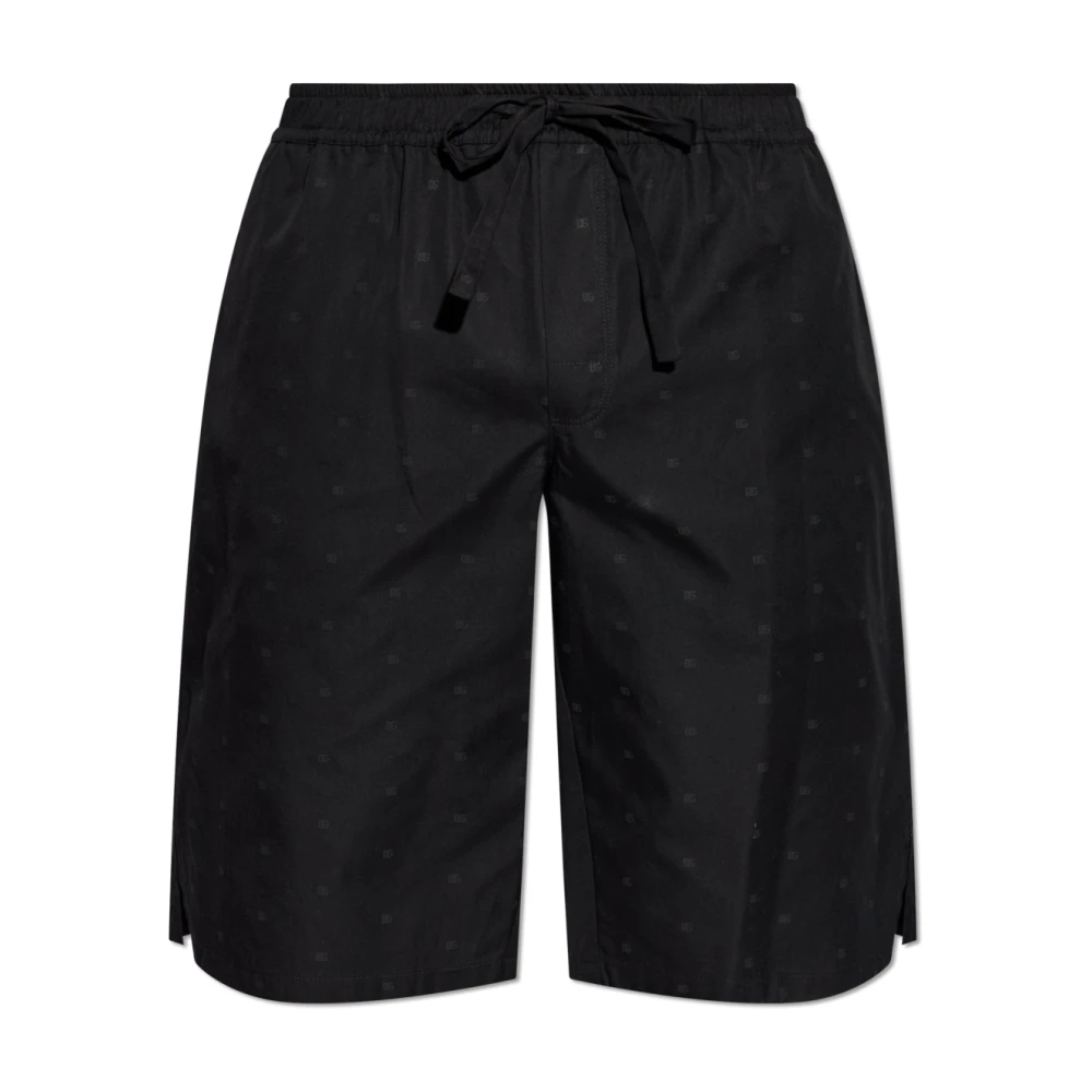 Dolce & Gabbana Uomo Nero Pantaloncini, Xl, New,