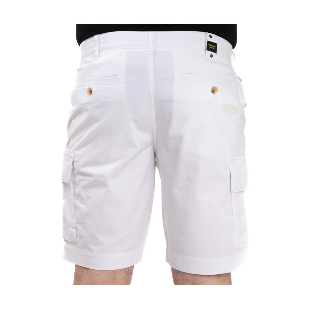 Blauer Casual Shorts White Heren
