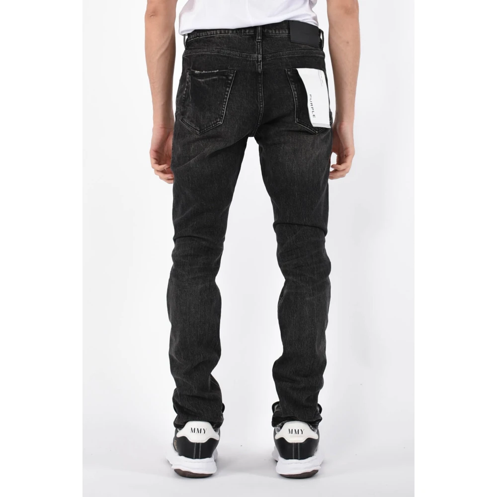 Purple Brand Stretch Denim Skinny Jeans Black Heren