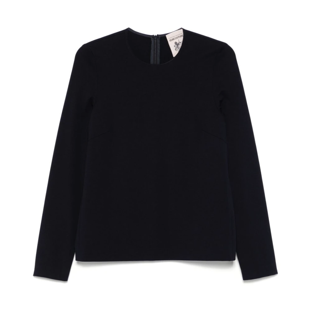 Semicouture Cosmo Christiana Elegante Jurk Black Dames