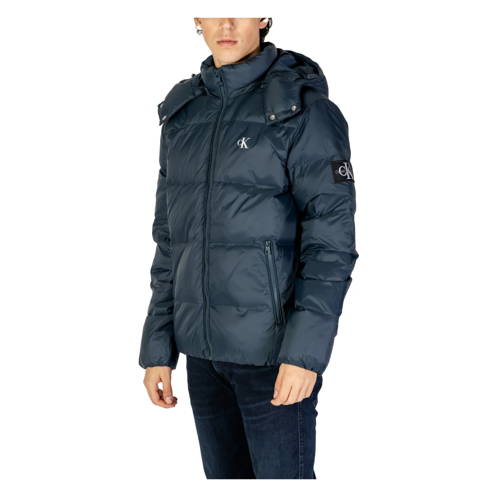 Calvin Klein Jeans Heren Donsjas Collectie: Herfst Winter Blue Heren