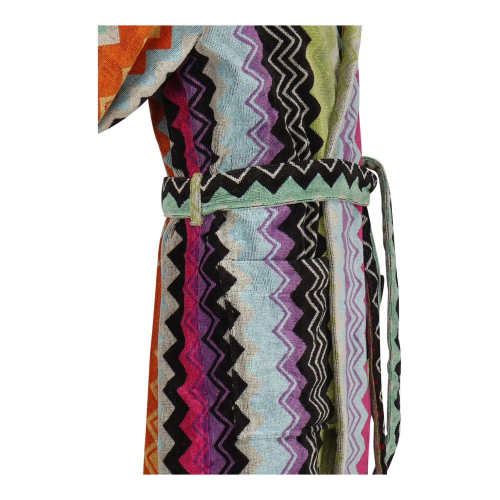 Missoni Home Katoenen Badjas Multicolor Homeware Multicolor Heren