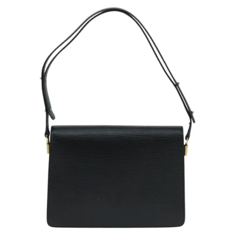 Louis Vuitton Vintage Pre-owned Leather shoulder-bags Black Dames