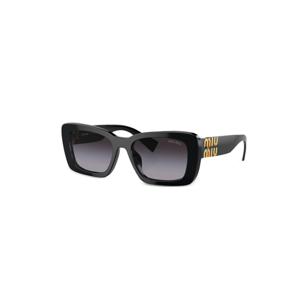 Miu Miu Women's Black Rectangle Grey Gradient Mu07ys - Image 6