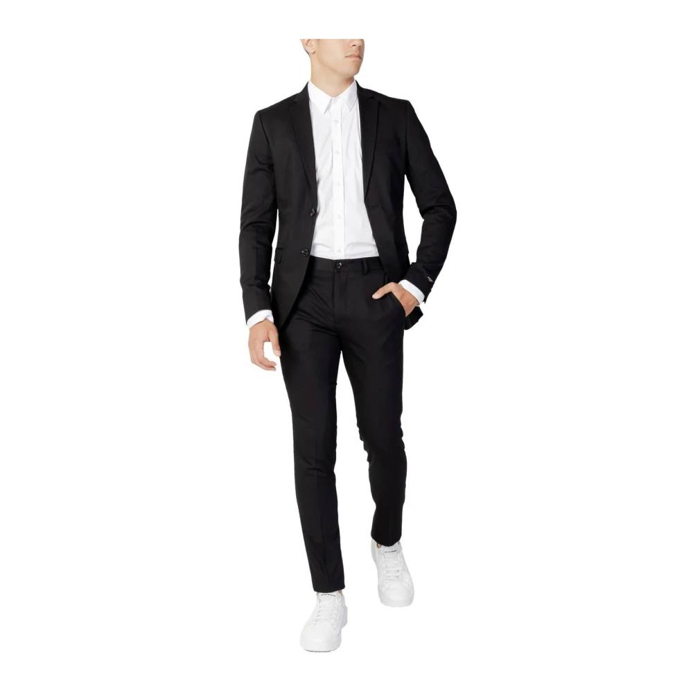 Jack & Jones Mannelijk Zwart Kostuums Heren, L, Stijlvol Maatpak Voor Formele Gelegenheden