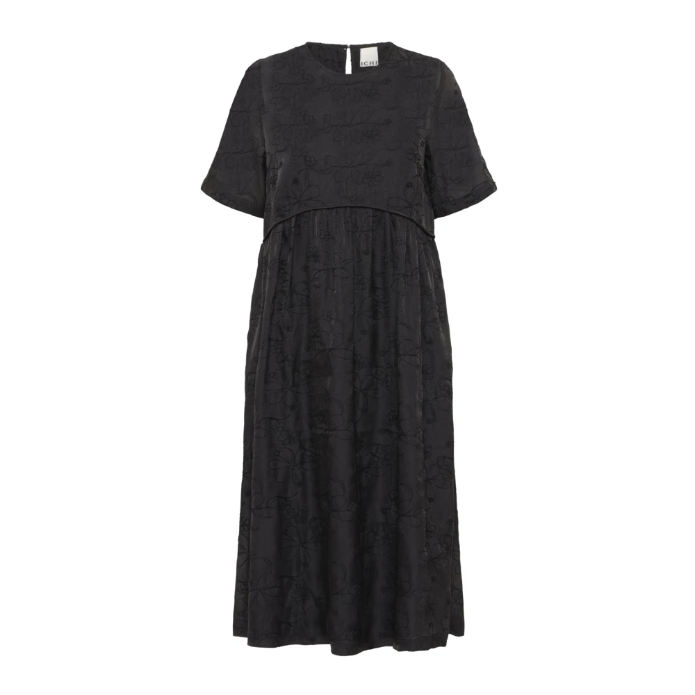 Ichi Svart Midiklänningar