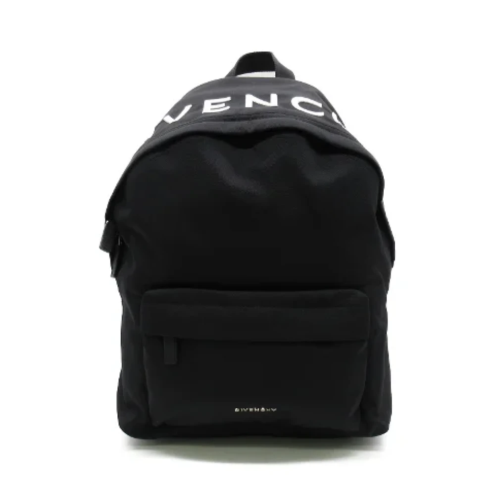 Givenchy Pre-owned Canvas backpacks Black Dames