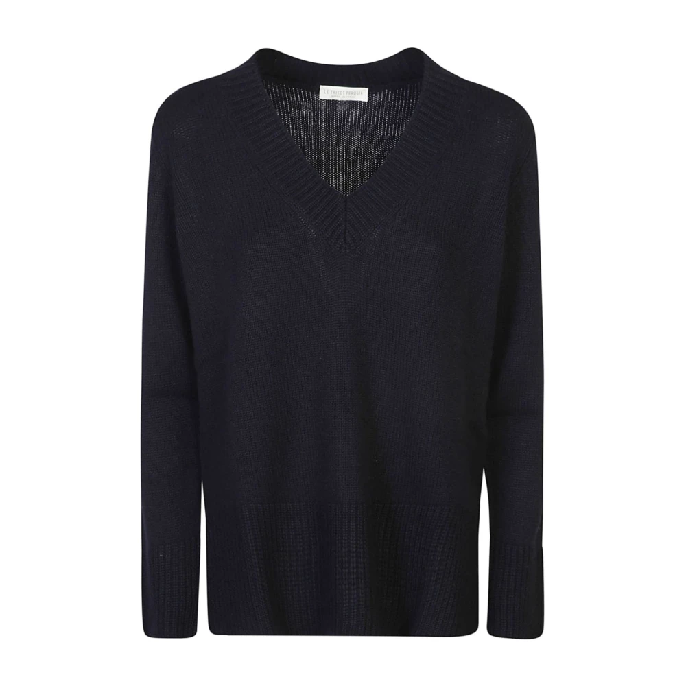 Le Tricot Perugia Blauwe Sweaters voor Stijlvolle Look Blue Dames