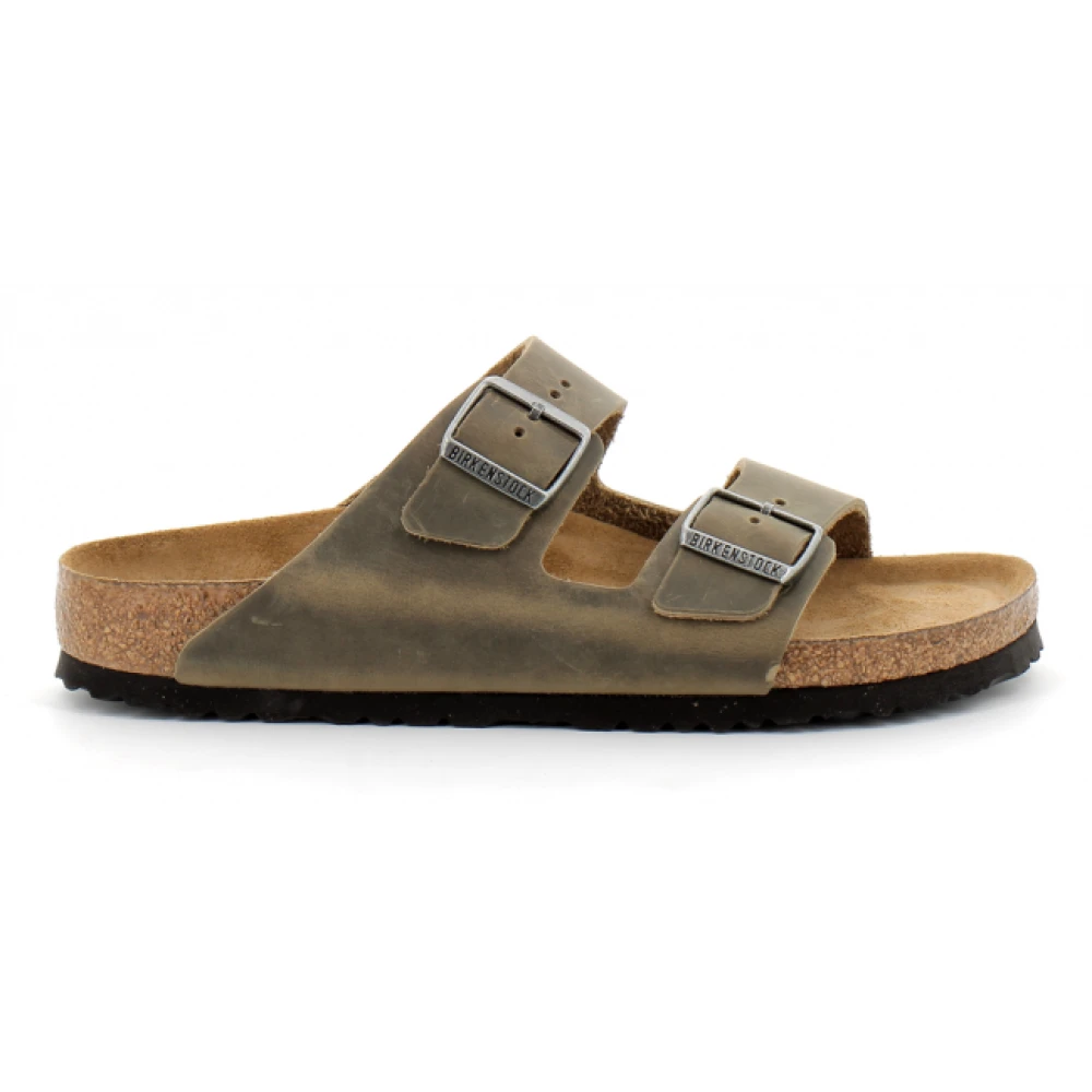 Birkenstock Arizona Sandaler, Faded-Kaki Brown, Herr