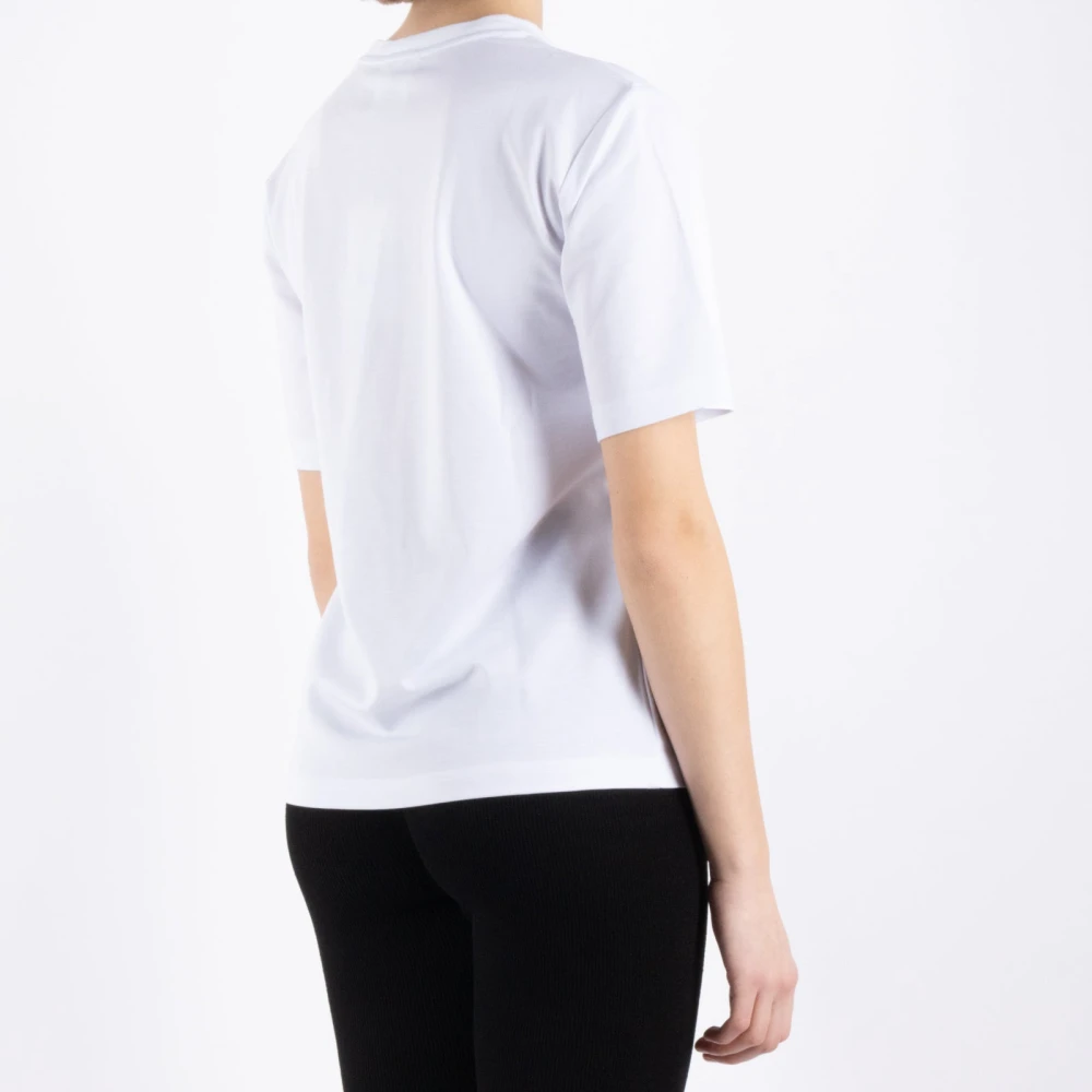 The Garment Witte T-shirt met Spandex White Dames