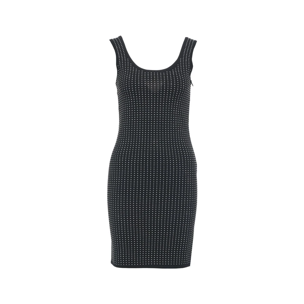 Michael Kors Zwarte Mini Jurk met Studs Black Dames