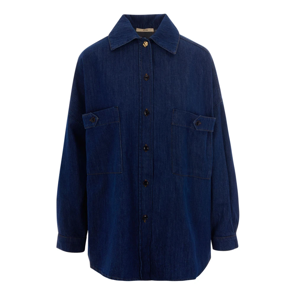 Sessun Women's Blue Nevada Denim Shirt - Shirts - Xs - Blouses & Shirts