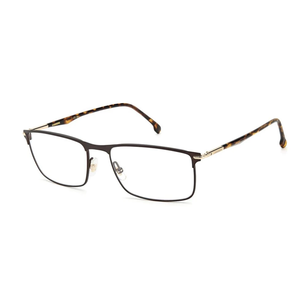 Carrera Bruin Metalen Frame Bril voor Mannen Brown Heren
