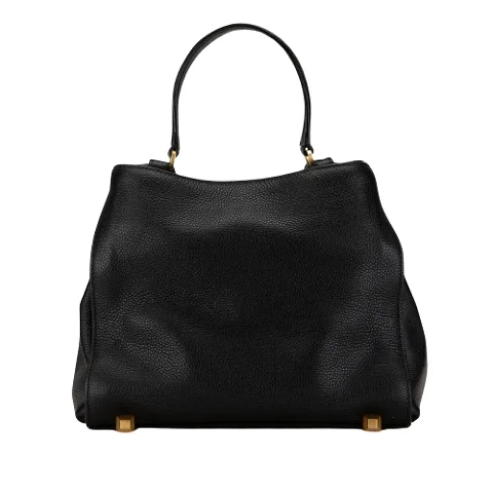 MCM Pre-owned Leather handbags Black Dames