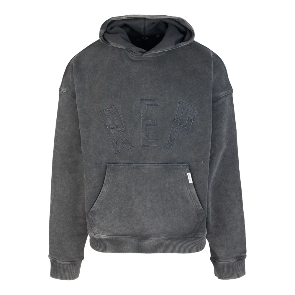 Represent Vintage Zwarte Hooded Sweatshirt Black Heren