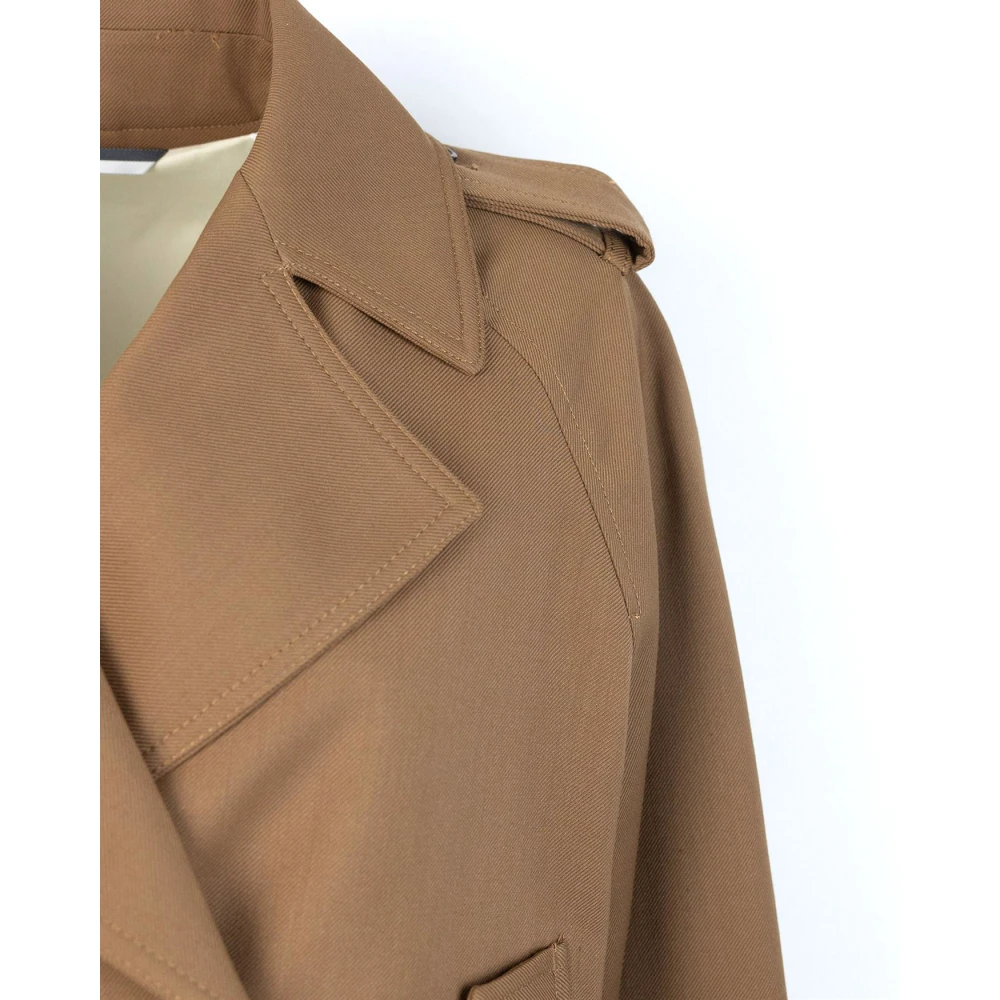 Max Mara Bruine double-breasted trenchcoat Brown Dames