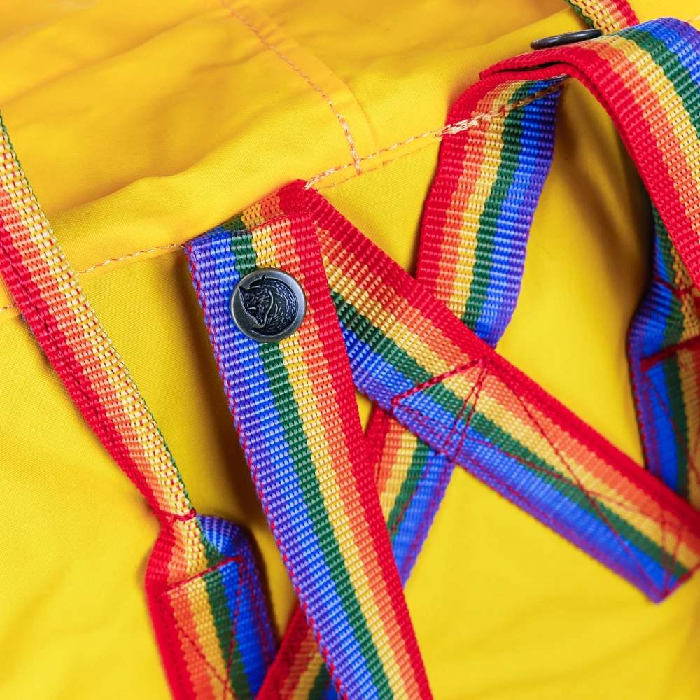 Fjällräven Regenboog Warm Gele Rugzak Yellow Unisex