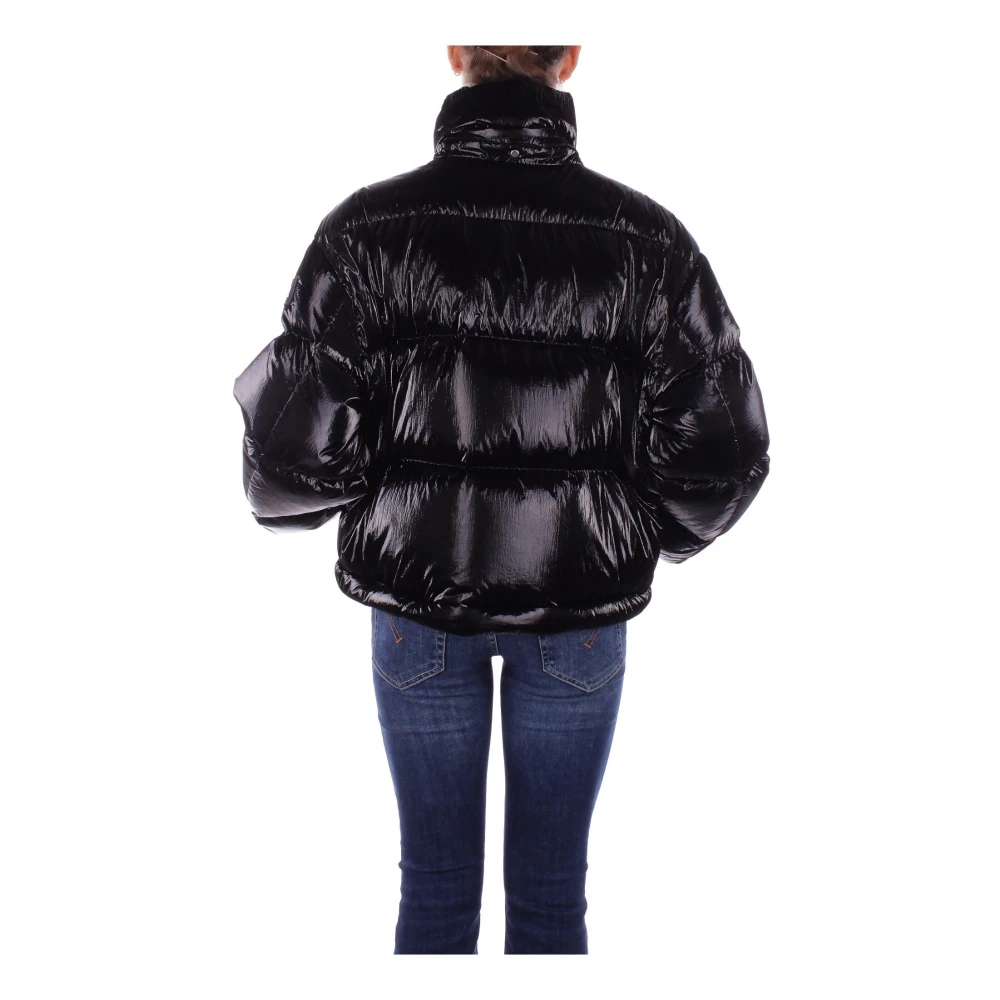 add Zwarte hoodie met ritssluiting Black Dames