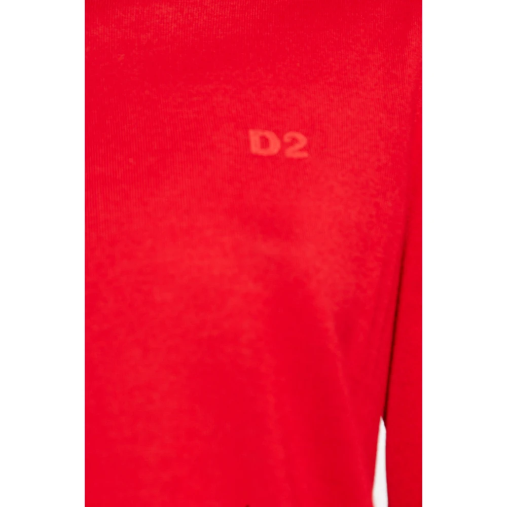 Dsquared2 Wollen trui Red Dames
