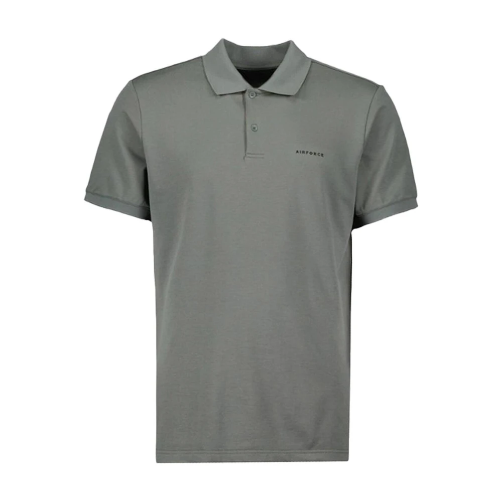 Airforce Casual Polo Shirt voor Mannen Gray Heren
