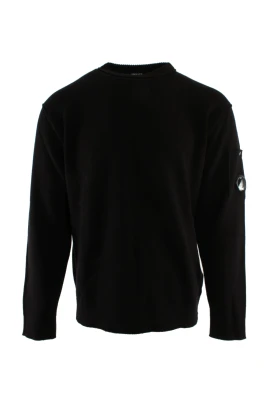 Mjuk bomullsstretch Crewneck-tröja