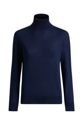 Polo Neck-tröja i kashmir och siden