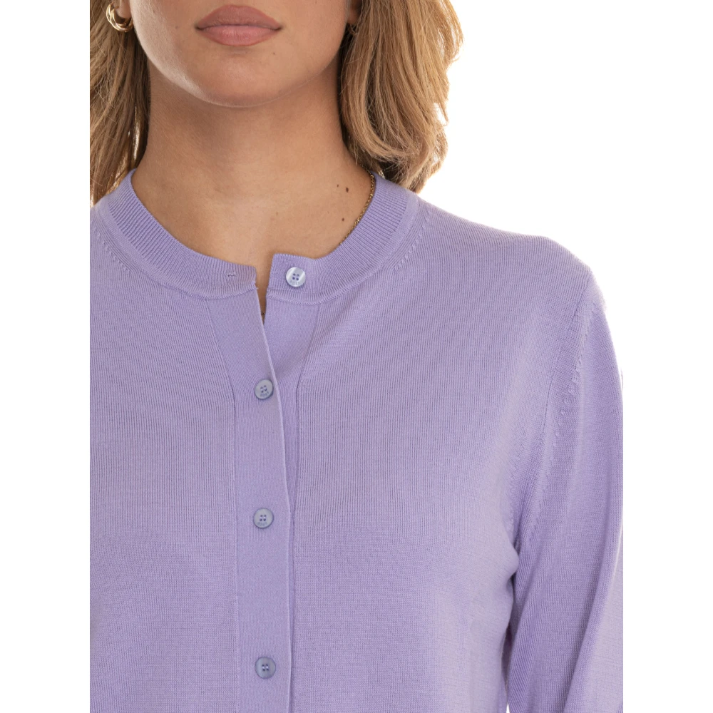 Boss Fadenasi Cardigan Purple Dames