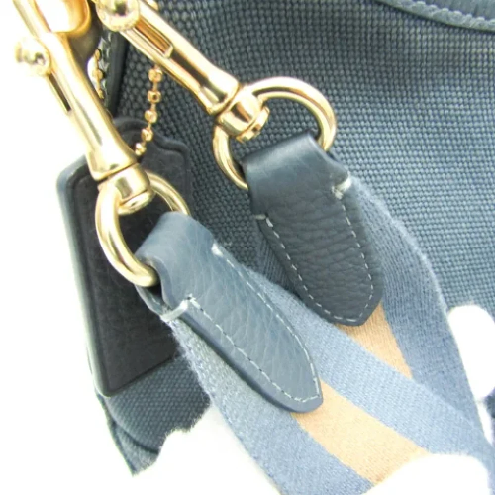 Coach Pre-owned Canvas handbags Blue Dames