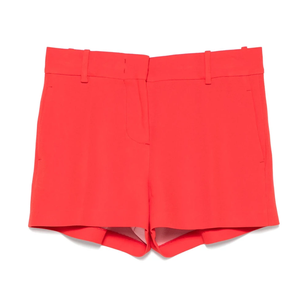 Ermanno Scervino Casual Denim Shorts met Zakken Red Dames