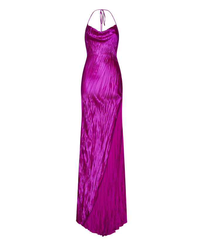 fuchsia-silk-dress-with-side-slit