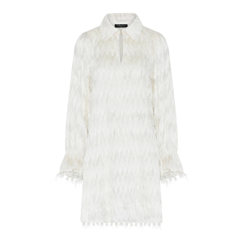Bruuns Bazaar Elegante Sneeuwwitte Jurk van Frillybbarmade White Dames