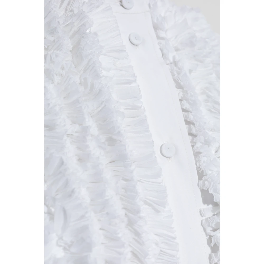 Jil Sander Blouse met jabot White Dames