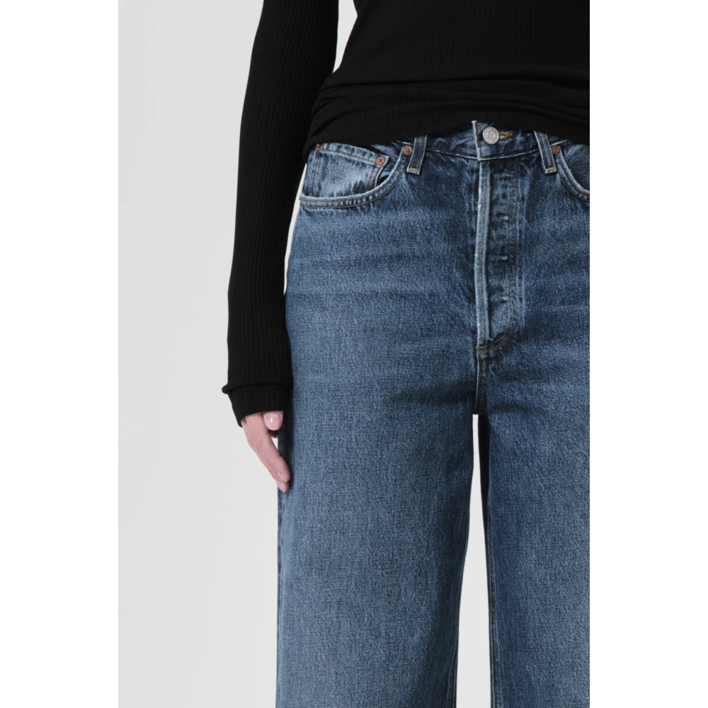Agolde Flared Dame Jeans Blue Dames
