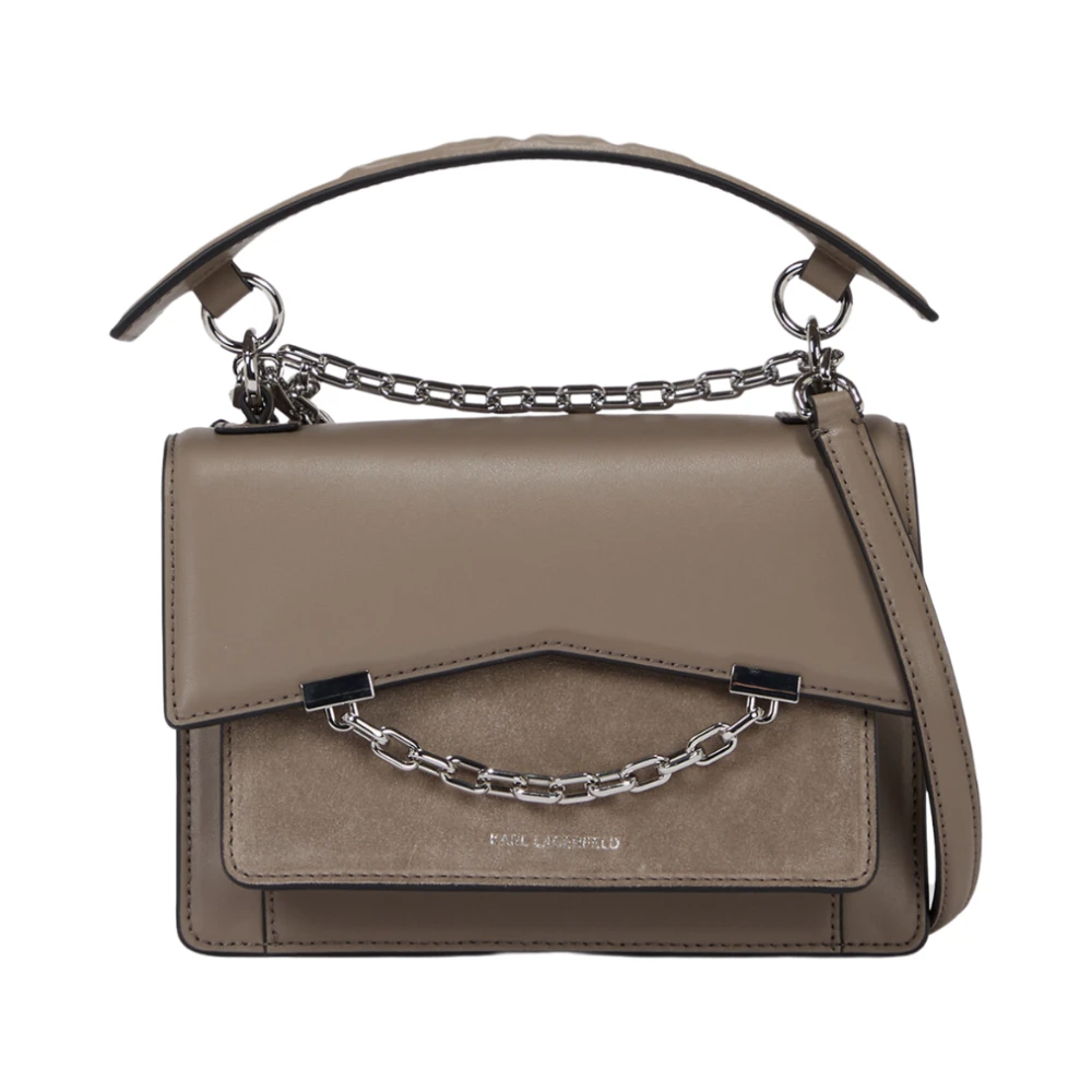 Karl Lagerfeld Tassen K Seven Grainy SP SB Suède 246W3040 As Gray Dames
