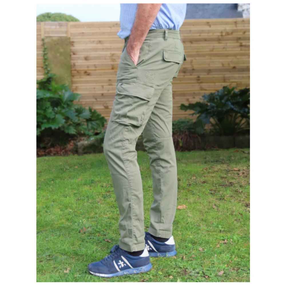 Mason's Extra Slim Cargo Broek Green Heren