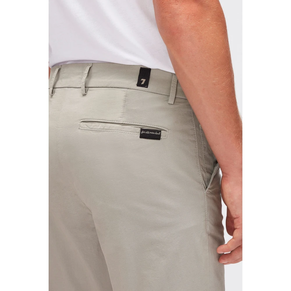 7 For All Mankind Shorts de sport décontractés pour hommes Gray Heren