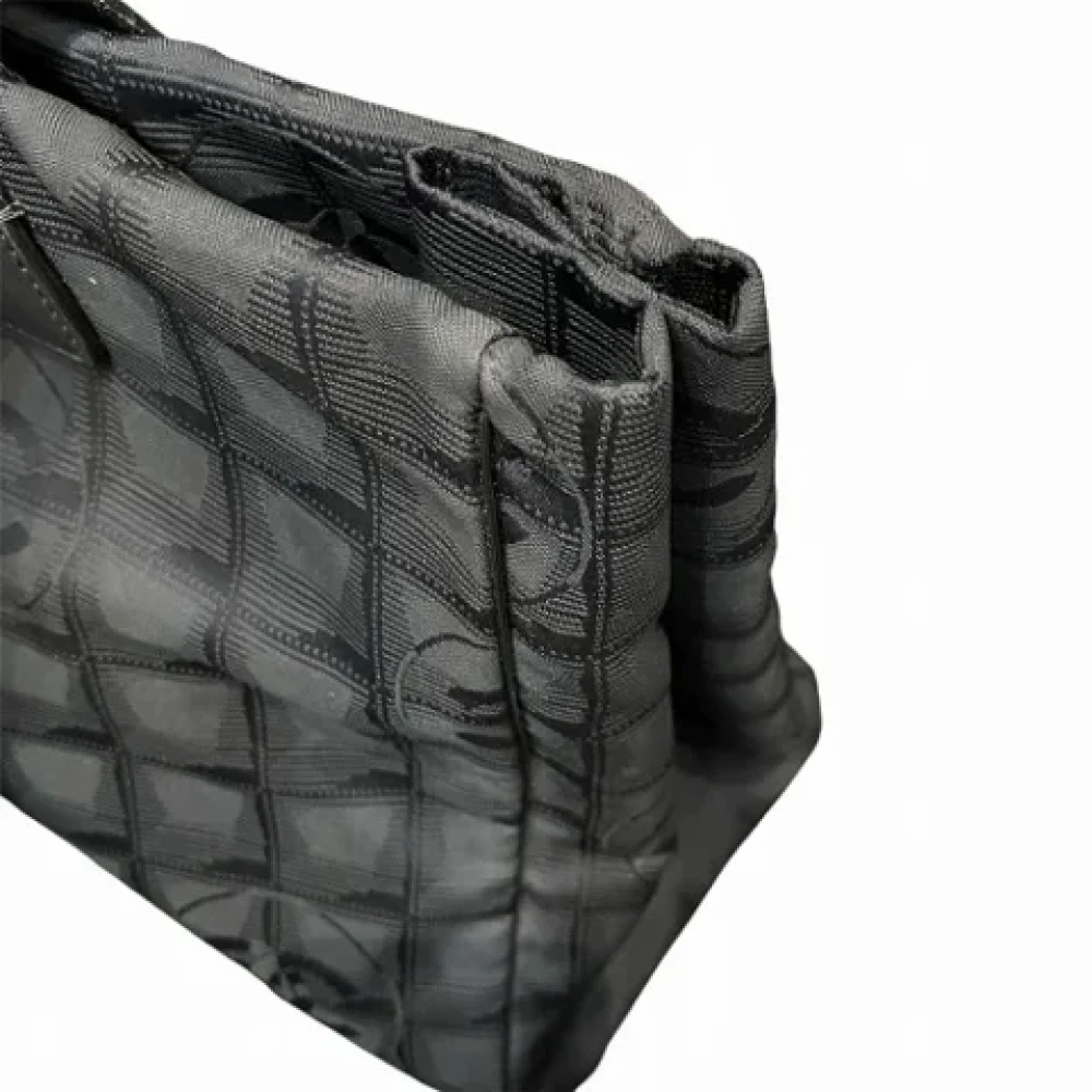 Chanel Vintage Pre-owned Nylon chanel-bags Black Dames