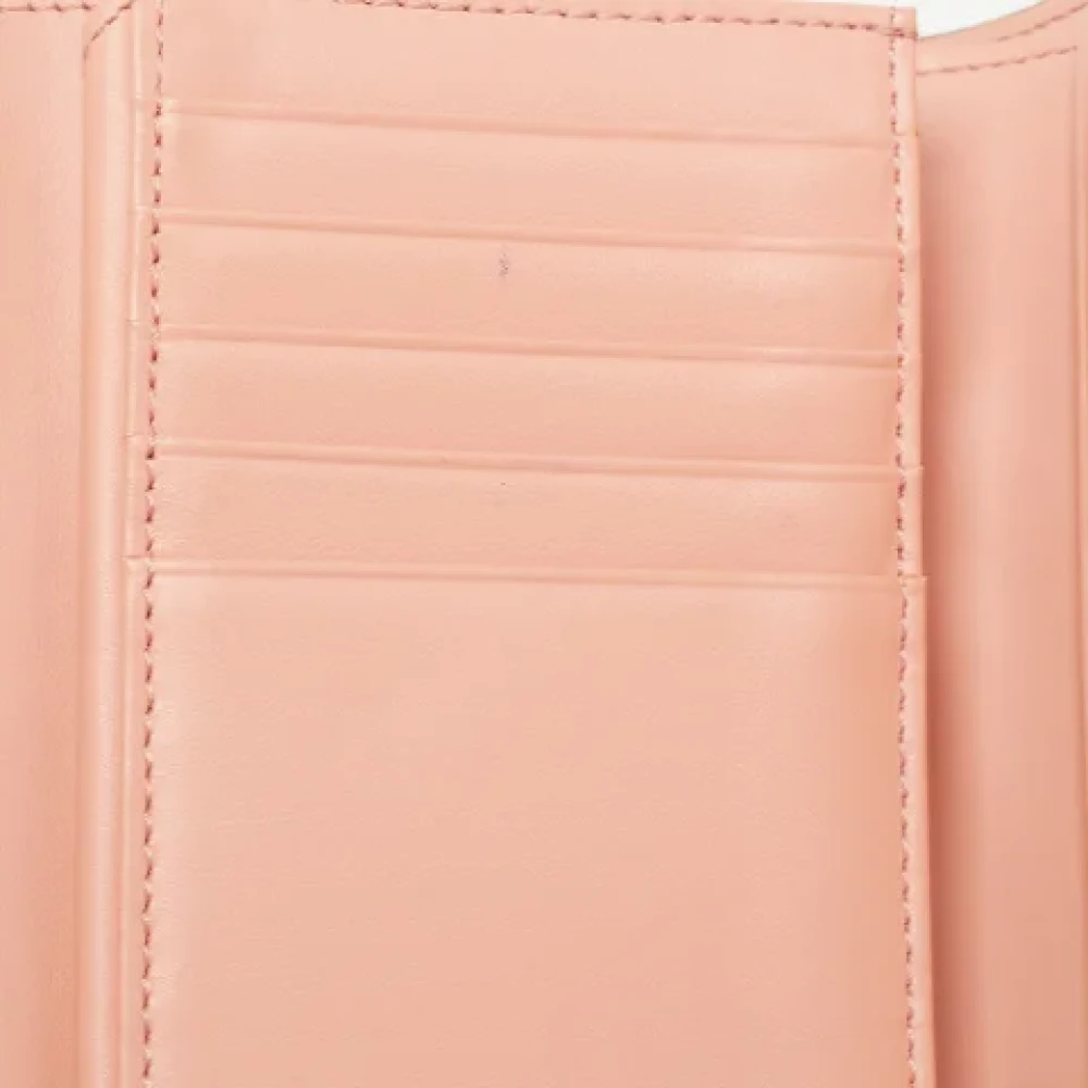 MCM Pre-owned Coated canvas wallets Pink Dames
