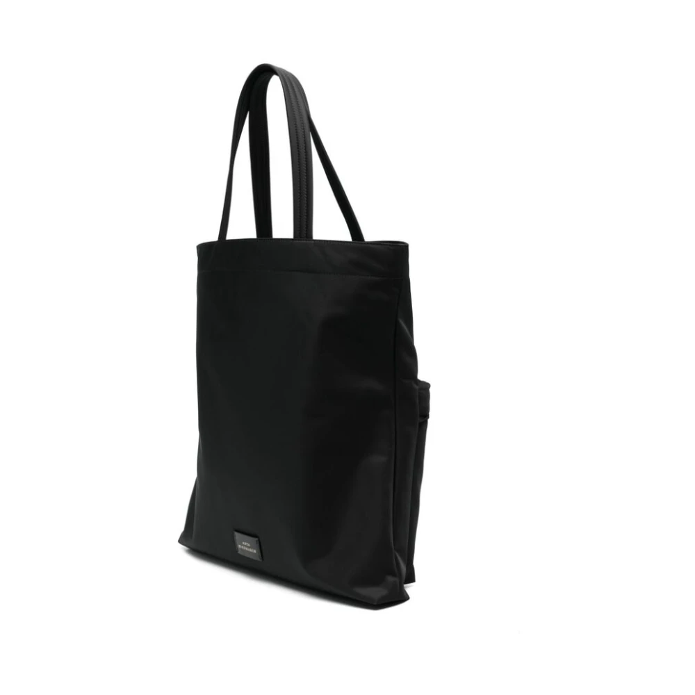 Anya Hindmarch Zwarte Econyl Tote Tas met Eyes Patch Black Dames