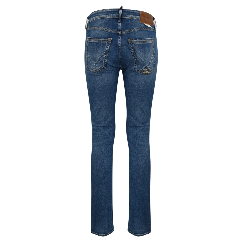 Roy Roger's Slim Fit Blauwe Denim Broek Blue Heren