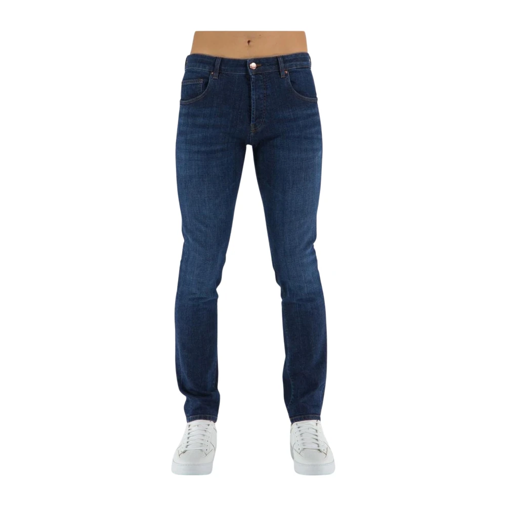 Don The Fuller Donkerblauwe Slim Fit Jeans Blue Heren