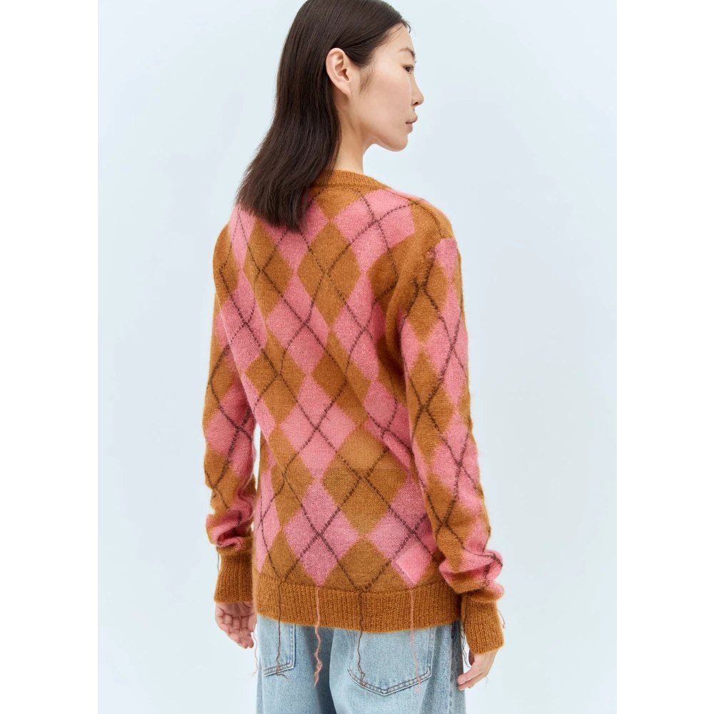 Marni Argyle Wollen Trui Multicolor Dames