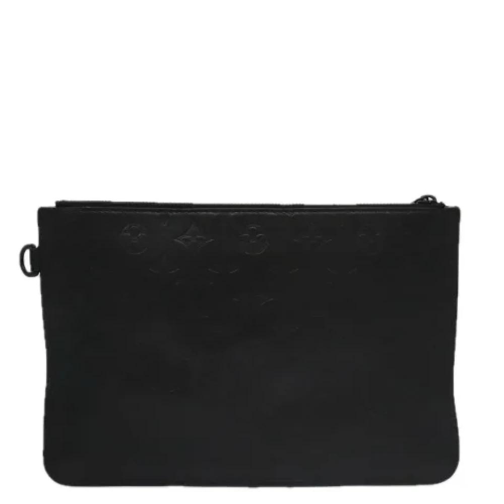 Louis Vuitton Vintage Pre-owned Leather pouches Brown Dames