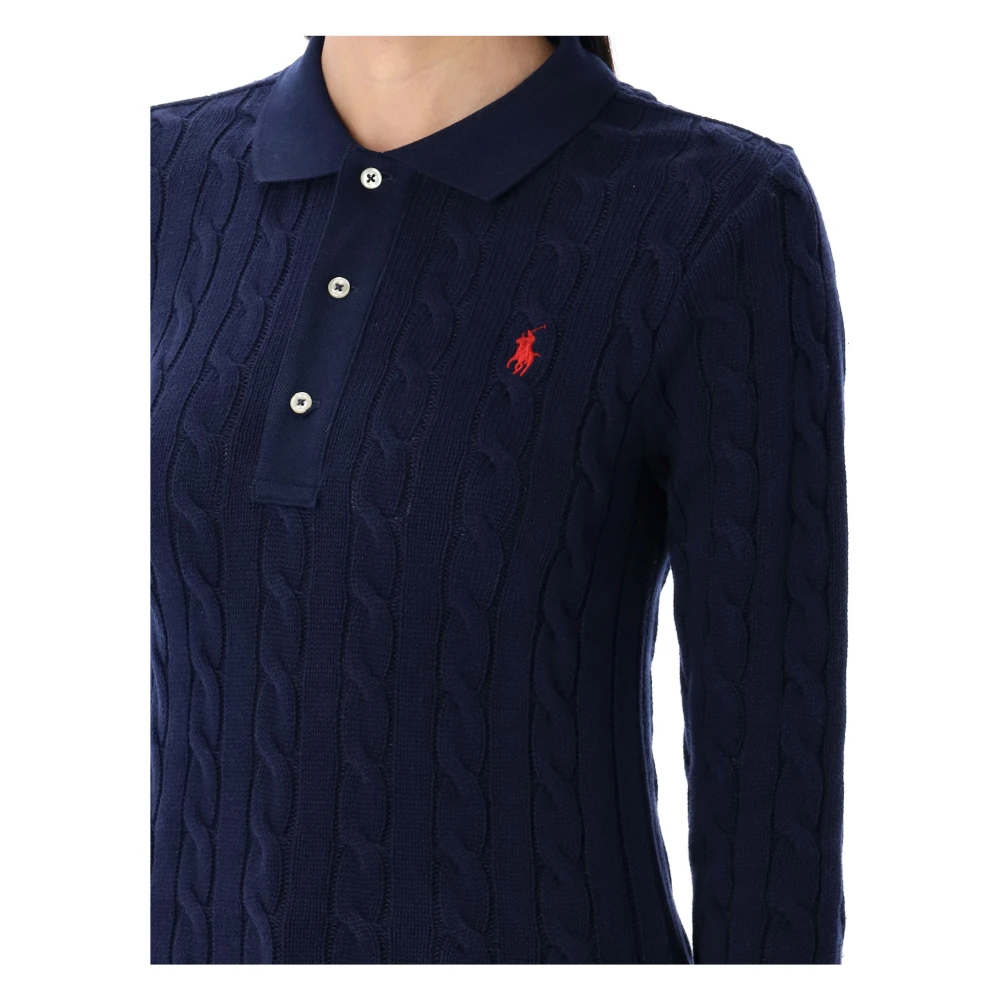 Ralph Lauren Dameskleding Gebreide kleding Newport Navy Ss25 Blue Dames