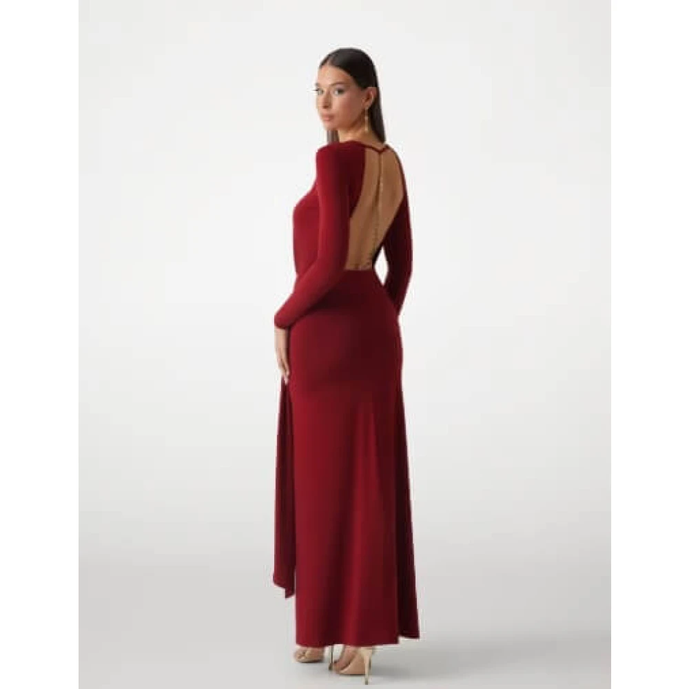 Guess Jurk met ketting op de rug Red Dames
