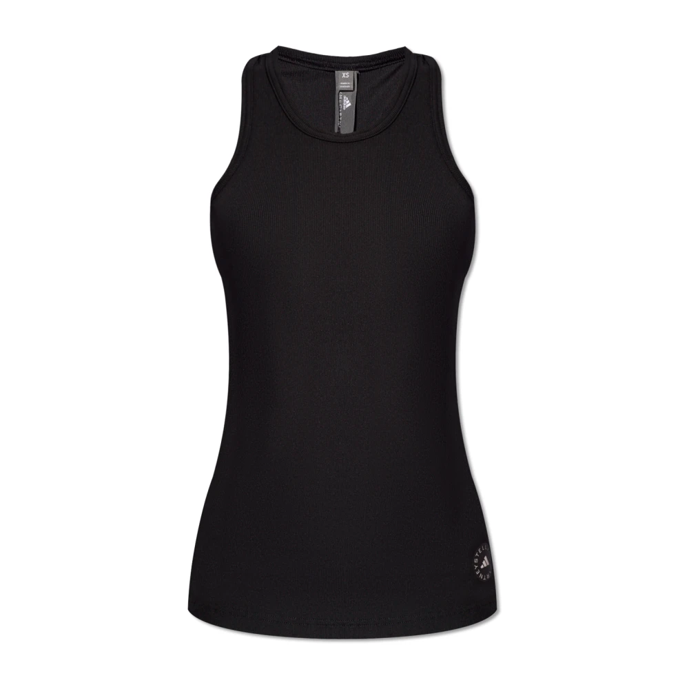 Adidas by stella mccartney Stijlvolle mouwloze top voor workouts Black Dames