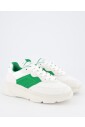 sneaker-blanc-vert-modele-elegant