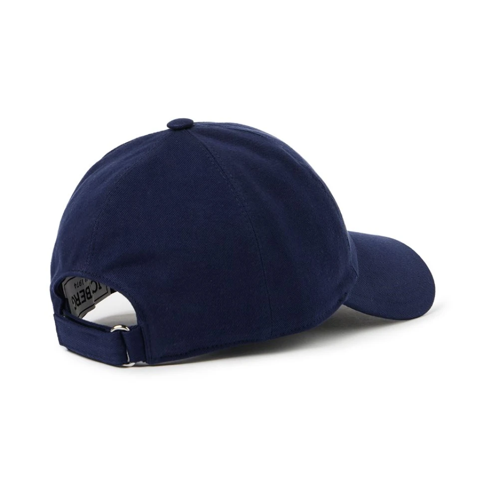 Iceberg Blauwe baseballpet met Milano Italia borduursel Blue Dames